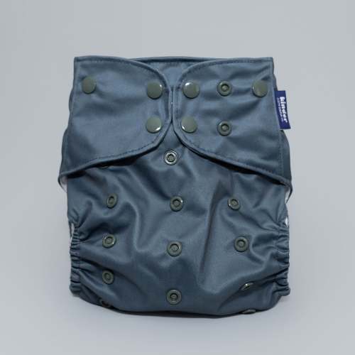 Solid Color: Essentials Pocket Cloth Diaper with Athletic Wicking Jersey, Grows with your Baby