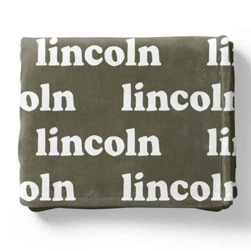 Botanicals Personalized Color Blanket