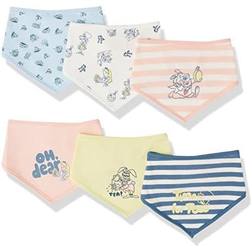 Amazon Essentials Disney | Star Wars | Princess Baby Girls' Bibs, Pack of 6
