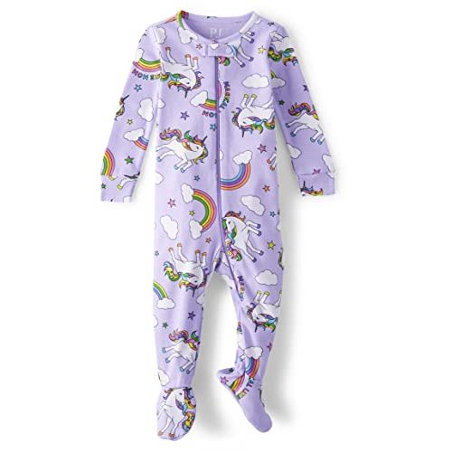 The Children's Place Baby-Girls and Toddler Long Sleeve Zip-Front Snug Fit 100% Cotton 1 or 2 Piece Set