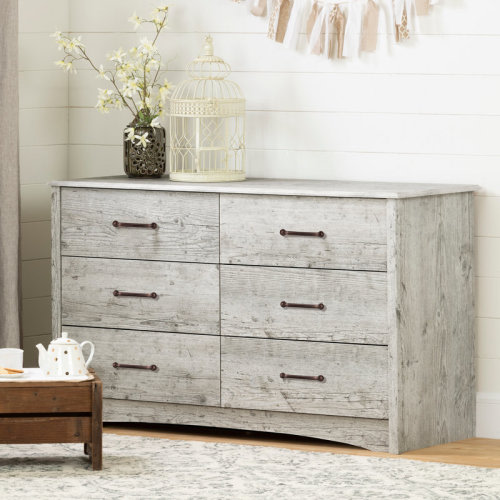 South Shore Helson 6-Drawer Dresser & Reviews | Wayfair