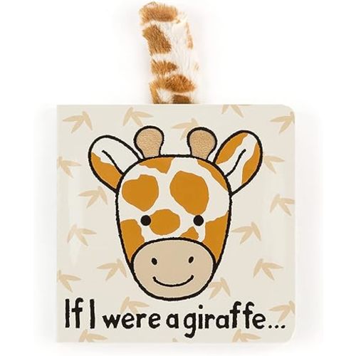 Jellycat If I were a Giraffe: A Touch and Feel Board Book Children's Book | Baby Gift