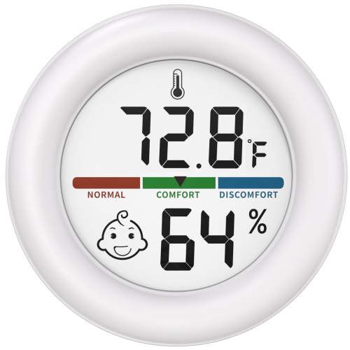 OPPERD LCD Digital Hygrometer Thermometer, Thermometer Room Temperature, Indoor Hygrometer Thermometer with Temperature Humidity Monitor for Bedroom, Baby Room, Warehouse, Cellar, car, Office