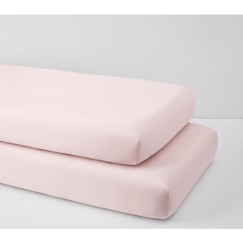 Super Soft Organic Sateen Crib Fitted Sheet | Pottery Barn Kids