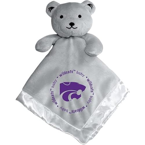 BabyFanatic Gray Security Bear - NCAA Kansas State Wildcats - Officially Licensed Snuggle Buddy