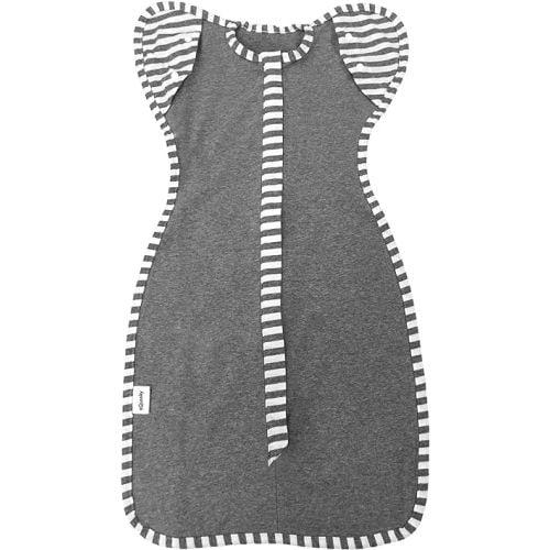 Baby Blanket Sack with Arms Free Design,Transition to Arms Free Wearable for Newborn Girl and Boy, Small 0-3Months,Grey Color