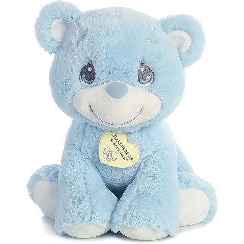 Aurora World Precious Moments Charlie Bear, So Beary Sweet, Blue, 12"