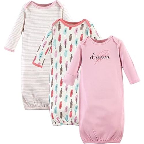 Touched by Nature Unisex Baby Organic Cotton Gowns