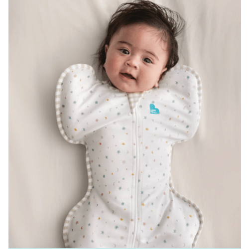 Swaddle Up™ 0.2 TOG Organic Cotton White Starlight