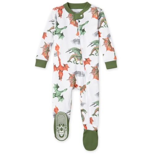 Dragons Organic Cotton Snug Fit Pajamas - 12 Months