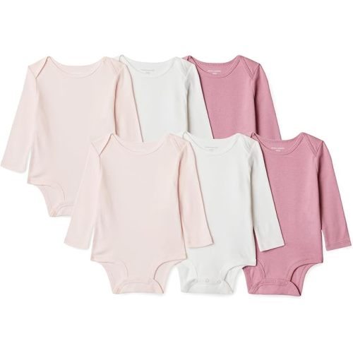 Amazon Long-Sleeve Bodysuits, Size: 0-3M