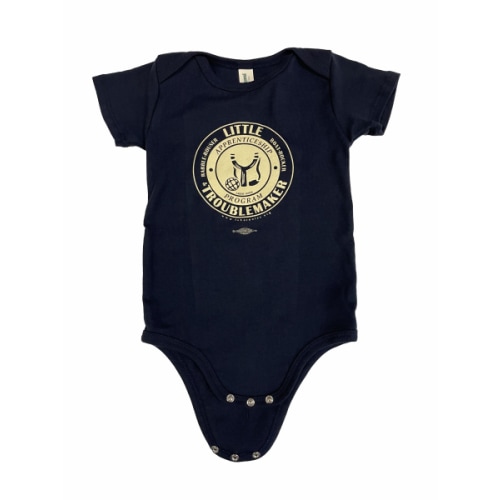 Little Troublemaker Baby Onesie | Labor Notes