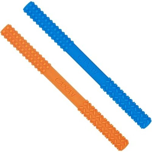 Hollow Chew Tubes Sensory Chew Toys for Autistic Children(2 Pack), Alt. to Chew Necklaces for Sensory Kids, Teething, Oral Motor Stimulation, ADHD, SPD - Teether Toys