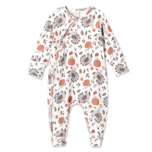 Thanksgiving Harvest Bamboo Zipper Romper – August + Willow