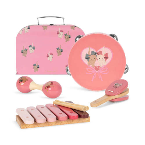 KONGES SLOJD WOODEN MUSIC SET: BOW KITTY