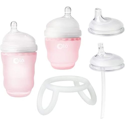 Olababy Bottle Transitional Set (Rose)