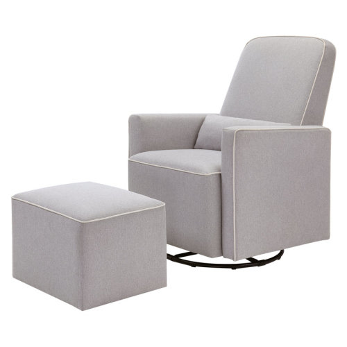 daVinci Olive Swivel Glider with Ottoman & Reviews | Wayfair