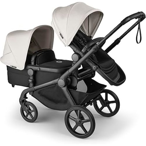 Bugaboo Kangaroo Double Tandem Stroller, Misty White