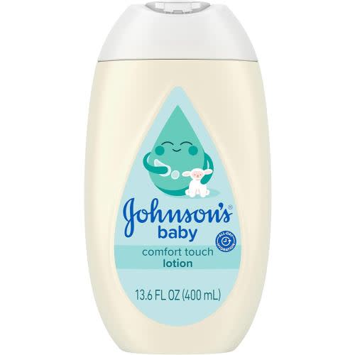 Johnson’s Comfort Touch Newborn Baby Face & Body Lotion - 13.6 fl oz
