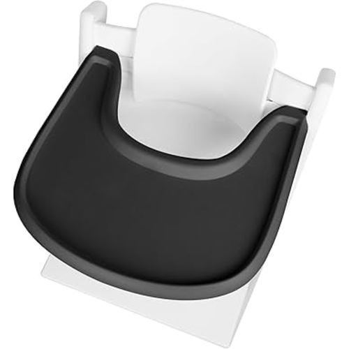 HLVEIN for Stokke Tripp Trapp Tray,Black-Smooth Surface Powerful Suction,Easy to Clean,Compatible with Stokke Tripp Trapp Chair(V2 and Beyond),Made with BPA-Free Plastic