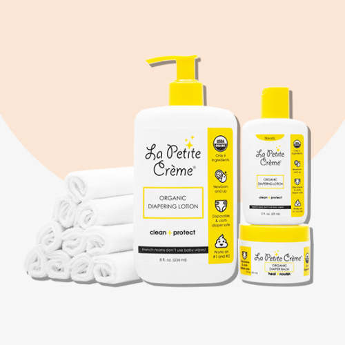 La Petite Creme - Organic Starter Bundle (Washable Cloths)