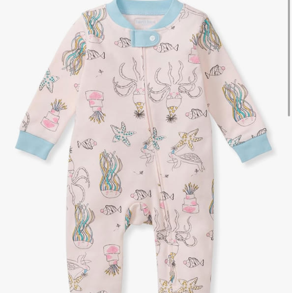 Burt's Bees Baby Unisex Sleep and Play PJs, 100% Organic Cotton One-Piece Zip Front Footless Loose Fit Footie Pajamas