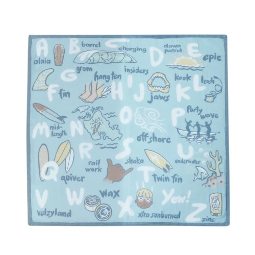Surfing ABCs Baby Quilt