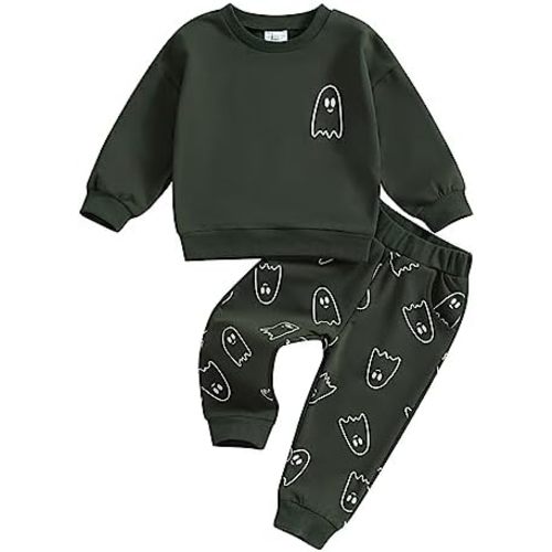 Toddler Baby Girl Boy St St Patricks Day Outfit Shamrock Long Sleeve Sweatshirt Top Charm Pants Infant Set