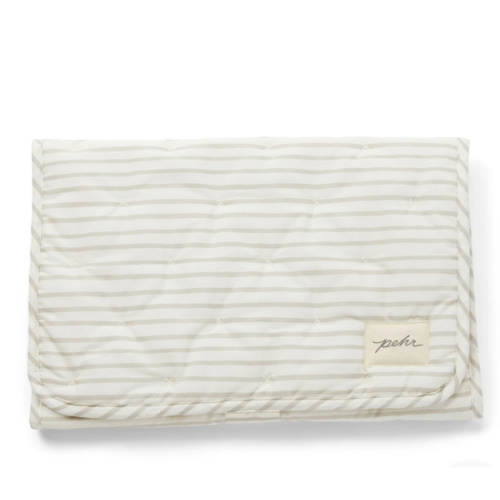 Striped On the Go Portable Changing Pad