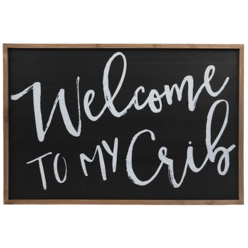 Welcome To My Crib Wood Wall Decor | Hobby Lobby | 1800200