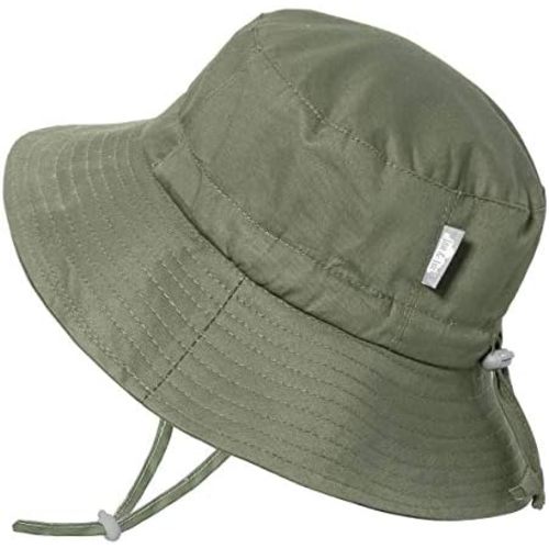JAN & JUL Grow-with-Me Cotton Bucket Sun-Hat for Baby and Kids