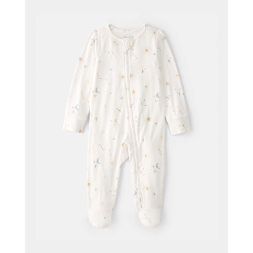 Baby Constellation 2-Way Zip PurelySoft Footie Sleep & Play Pajama - Cream - Carter's | Carter's