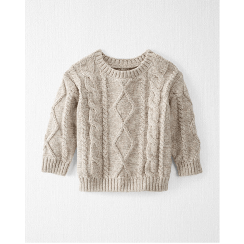 Baby Organic Cotton Cable Knit Sweater in Toasted Wheat
- Little Planet | Carter's