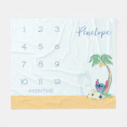 Cars Lightning McQueen Baby Monthly Milestone Fleece Blanket | Zazzle