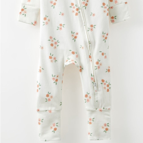 The Billie Long Sleeve Zip Romper