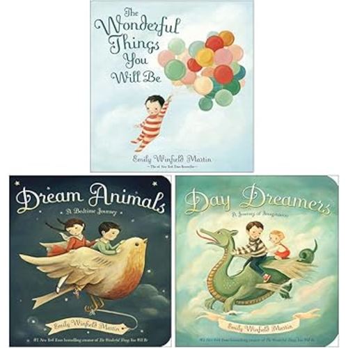 Emily Winfield Martin Collection 3 Books Set (The Wonderful Things You Will Be [Hardcover], Dream Animals, Day Dreamers)