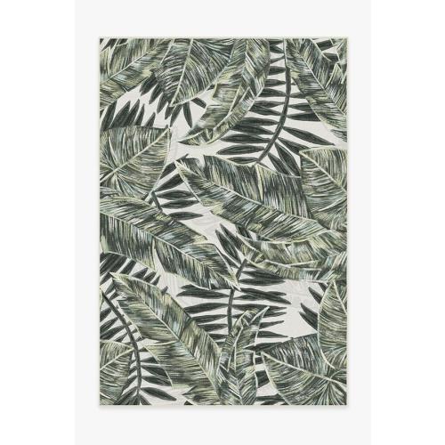 Filifera Palm Green Rug | Ruggable