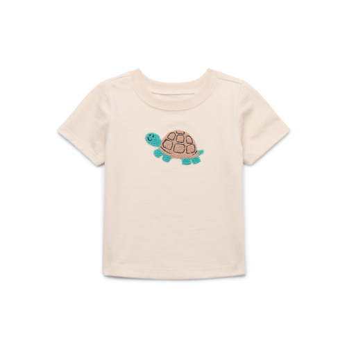 Garanimals Baby Boys' Chenille Graphic Tee with Short Sleeves, Sizes 0M-24M