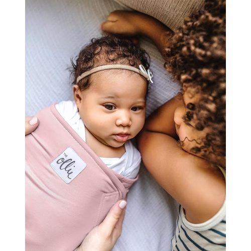 The Ollie Swaddle – Sleep Swaddle for Babies | Breathable, Moisture-Wicking Fabric to Prevent Overheating | Adjustable Fit (Maunie, One Size)