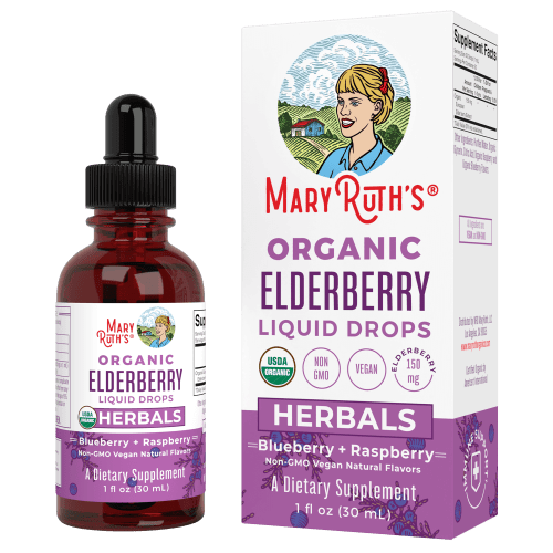 Sambucus Elderberry Drops For Babies and Adults
– MaryRuth Organics
