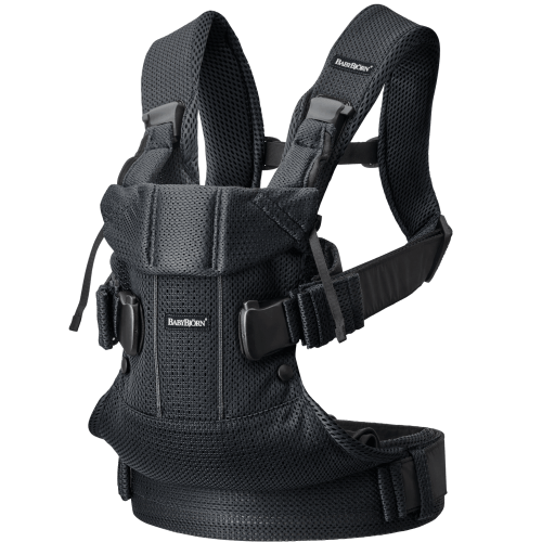 Baby Carrier One Air: Black - 3D Mesh