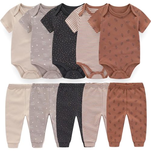 Baby Layette 9-Piece Bodysuits Pants Set (3-6 months)