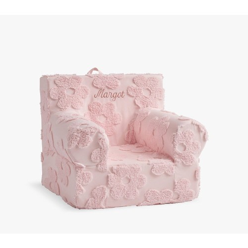 Anywhere Chair, Clipped Jacquard Daisy Collection