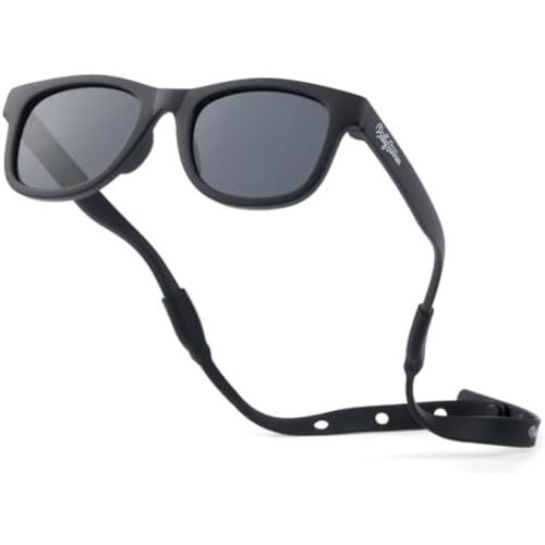 Polarized Baby Sunglasses With Strap - Unbreakable Flexible Infant Sunglasses For Toddlers Newborns 0-24 Months