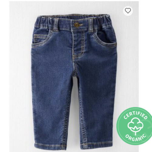 Baby Organic Cotton Denim Jeans