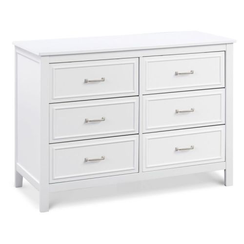 DaVinci Charlie 6-Drawer Double Dresser - White