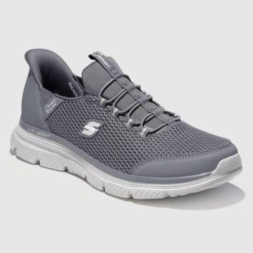 S Sport By Skechers Men's Moralis Step In Elastic Sneakers - Black 11: Slip On, Cushioned Insole, Machine Washable