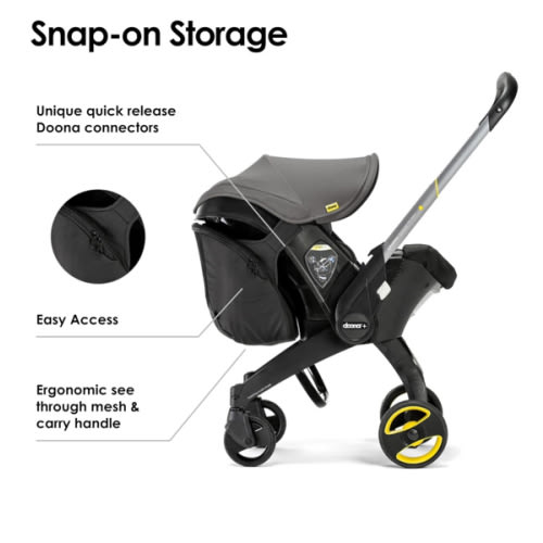DOONA Snap-On Storage - Compatible Car Seat & Stroller