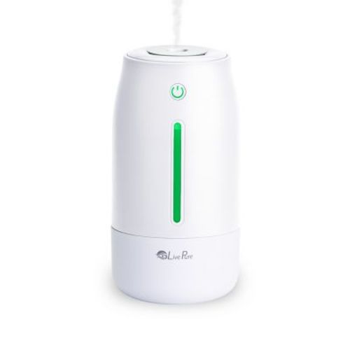 Livepure Aqua Glo Cool Mist Humidifiers For Bedroom. Small Humidifier For Babies, Nursery, Plants, Office. Ultrasonic Cool Mist Humidifier W/ Quiet