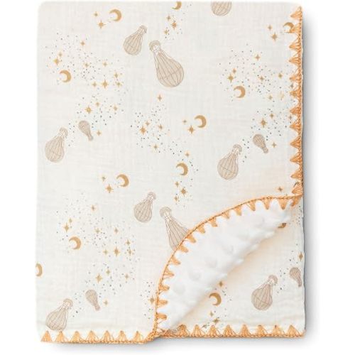 Baby Swaddle Blanket, Balloon, 40"x40"